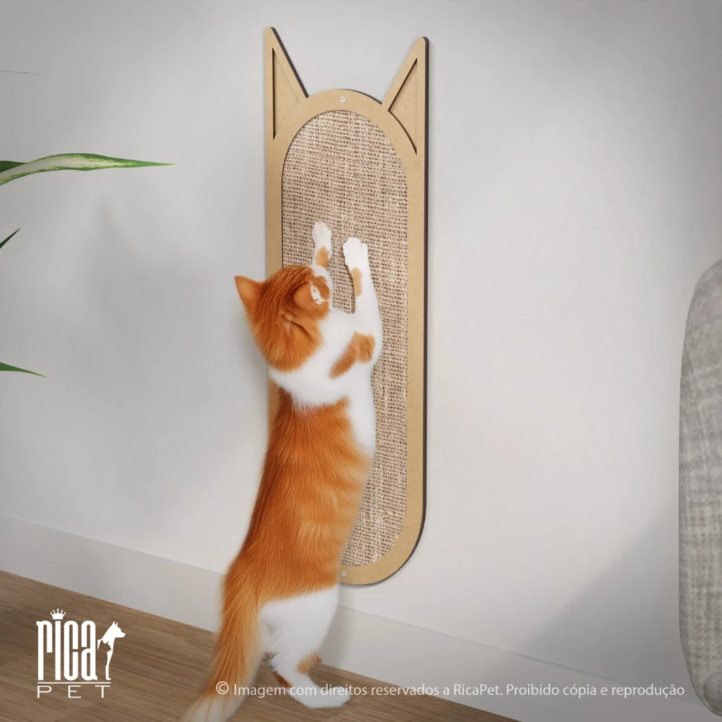 Arranhador Para Gato Parede Sisal