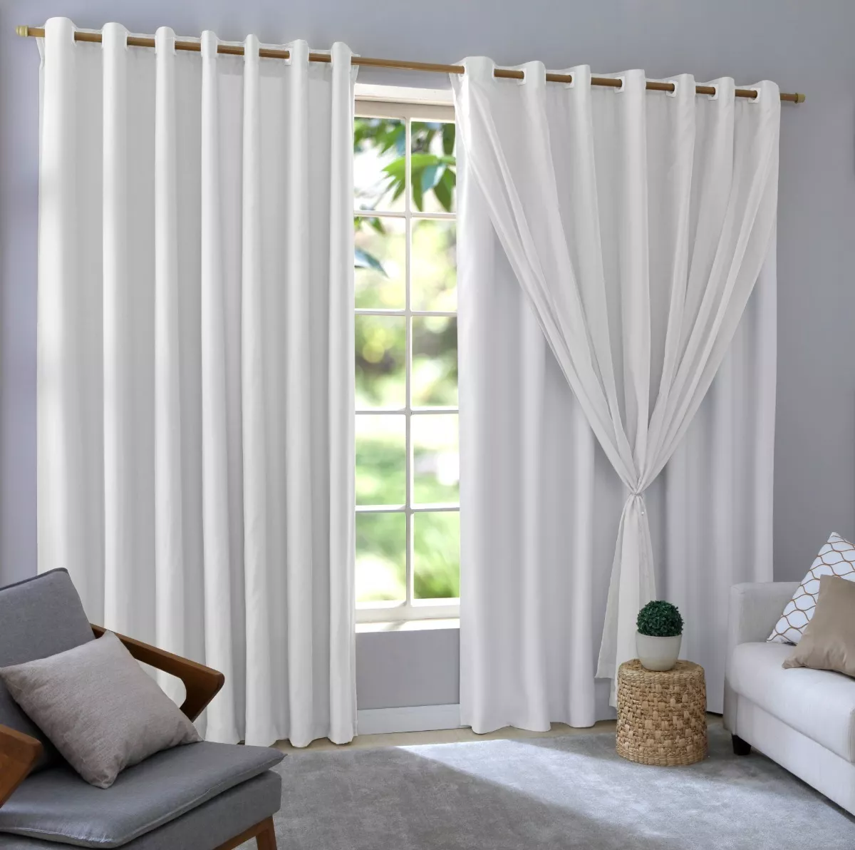 Cortina Sala Quarto Corta Luz 100% Blackout