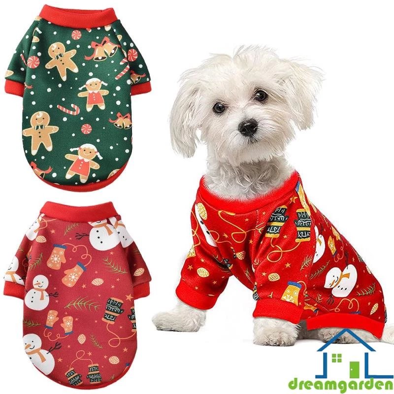 Natal Roupa De Cachorro /Roupa De Verão/Primavera Para Cães