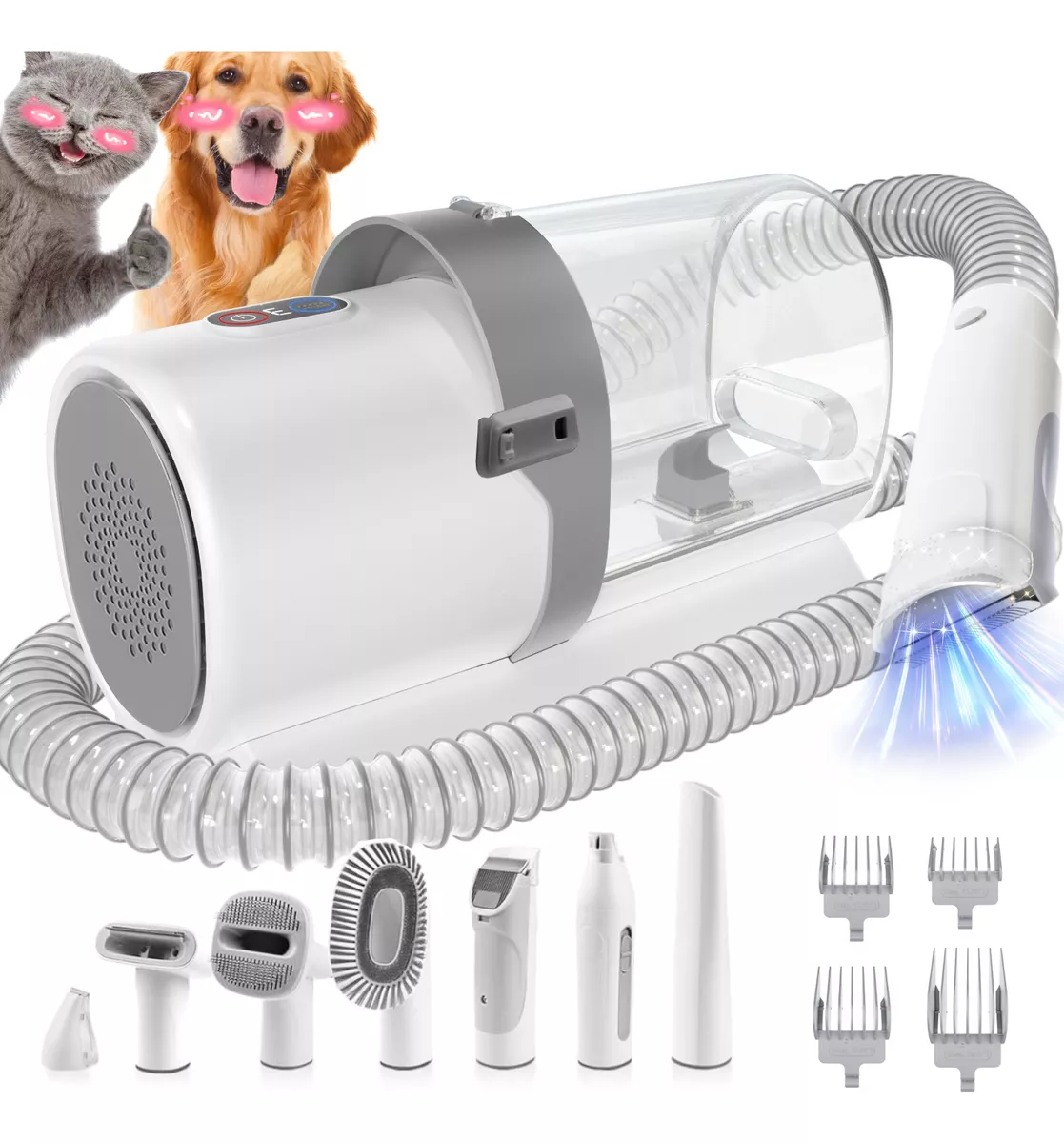 Newpet 110v 7 Em 1 Aspirador Para Pelos De Caes Tosa De Cães