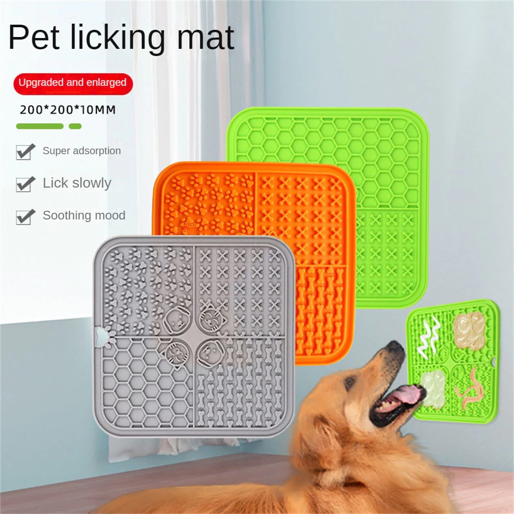 Tapete Lambedor Inibidor de Ansiedade Silicone – Cachorro e Gato
