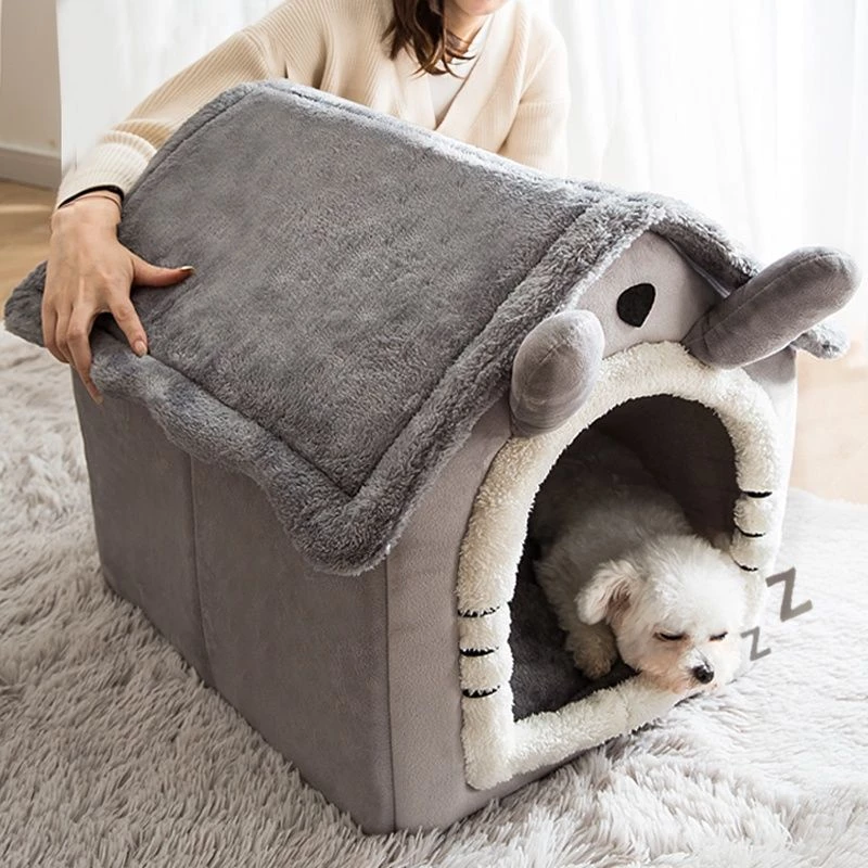 Cama de Gato ou Cachorro – Com orelhas – Fofa – Dobrável